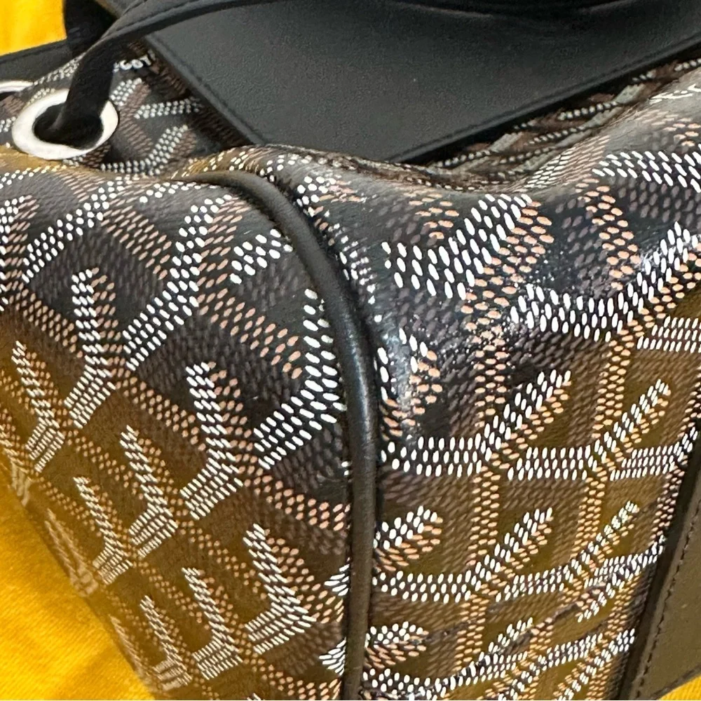 Goyard Rouette Souple Bag PM Noir Women Shoulder Crossbody Bag Good Condition - Picture 9 of 16